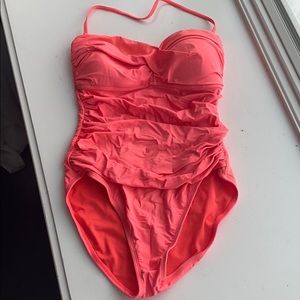 La Blanca Coral Ruched One-Piece Swimsuit
